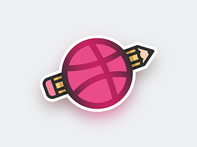 Dribbble.Sticker