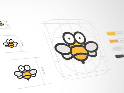 Bee App Icon app icon applications bee ios mobile ui ux