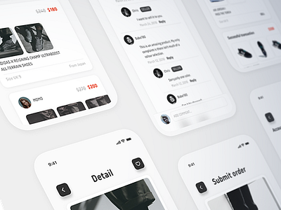 Sneakers 2.0 applications hand mobile second shoes sneakers ui ux