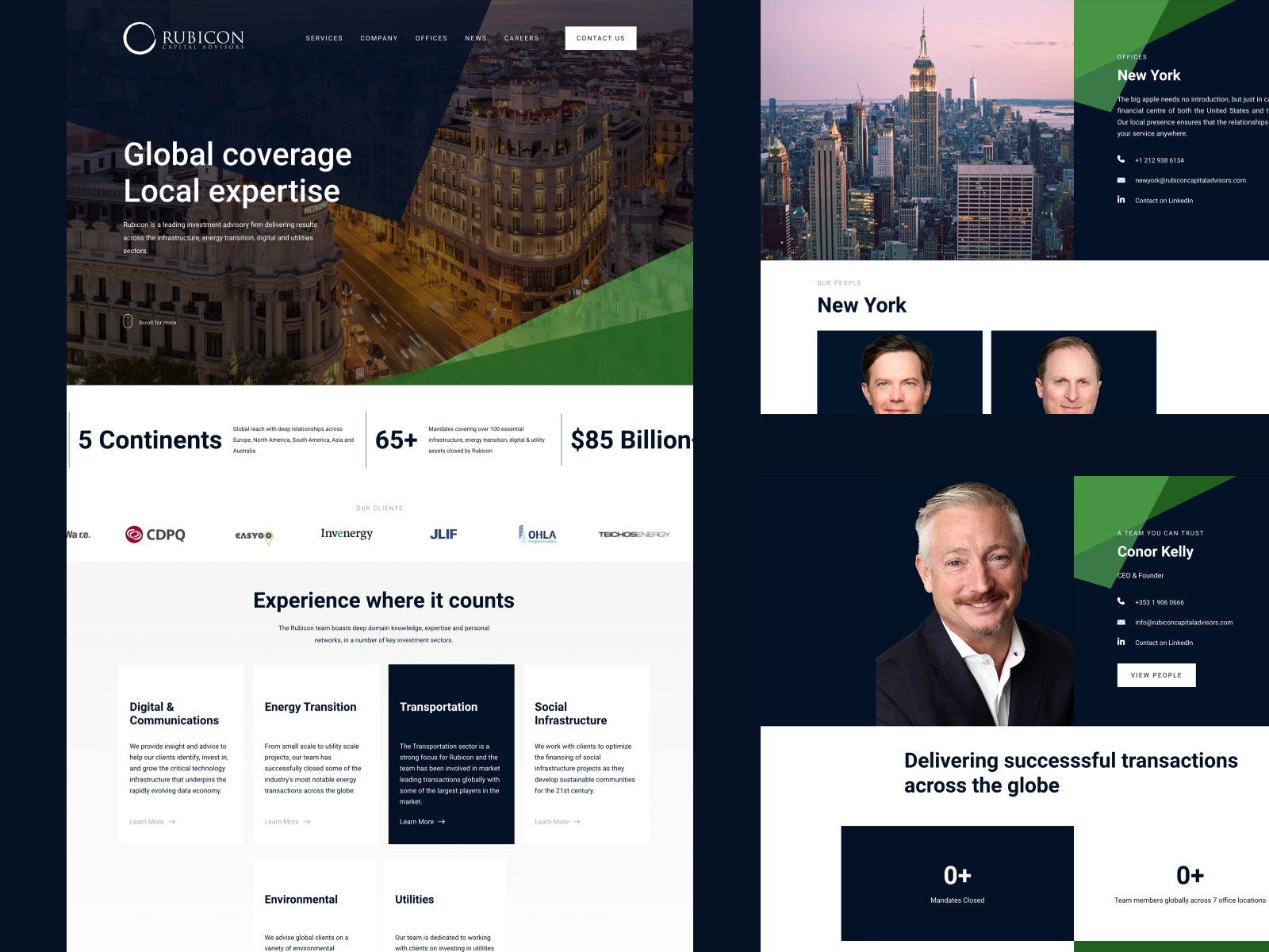 Rubicon Captial Advisors by Claire Smith for kooba on Dribbble