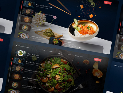 VEGI Meals app branding design food interface ios restaurant ui ui design uiux ux web
