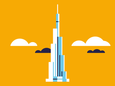 Burj khalifa | Dubai branding graphic design illustration uiux logo uiux