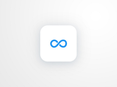 Infinity Icon app apple icon ios ui ux