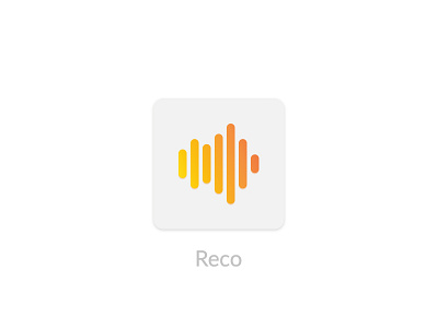 Reco App Icon android app apple desginthinking design icon ios ios10 ui ux