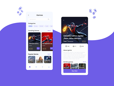 Games Top Up - UI Design ui