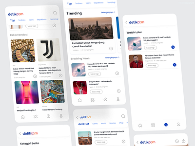 News App: Redesign detik.com app design ui