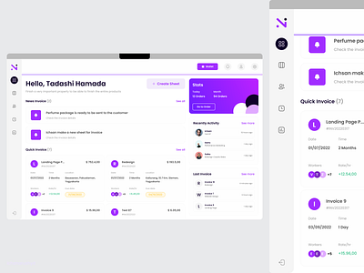 Invoice Landing Page - Nita Invoice app branding design invoice ui website