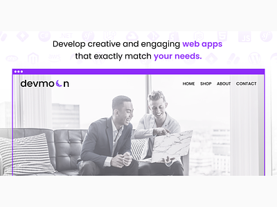 Devmoon - Web Development Ad Campaign Banners advertising branding campaign design graphic design it socialmedia webapps webdevelopment