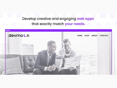 Devmoon - Web Development Ad Campaign Banners