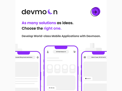 Devmoon - Mobile Development Ad Campaign Banners