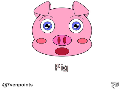Pig anime cartoon design illustration myart oc