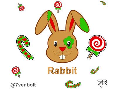 Rabbit animals anime cartoon design illustration myart oc rabbit