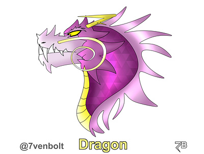 Dragon 2d anime design dragon drawing illustration myart oc painting