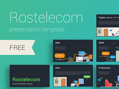 Rostelecom telecommunication presentation annual report create design icon icons illustration infographic keynote powerpoint presentation slide template ui ux