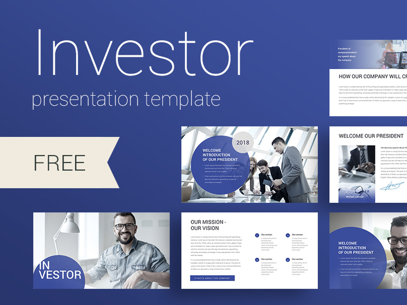 Investor Presentation Template By Alex On Dribbble