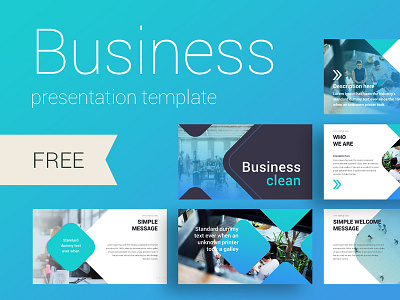 Business Clean presentation template