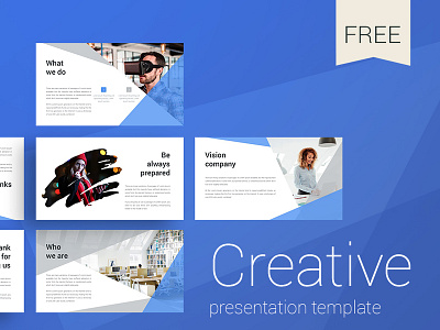 Creative presentation template