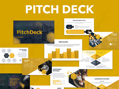 Pitch Deck Presentation template annual report creative design infographic keynote pitch deck pitchdeck powerpoint presentation slide template