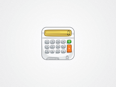 Calculator app calculator icon ios iphone vector