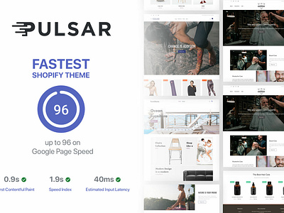 Pulsar - Fastest Shopify Theme ecommerce fast shopify theme speed