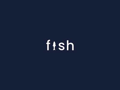 Fish logo branding fish logo typography vector