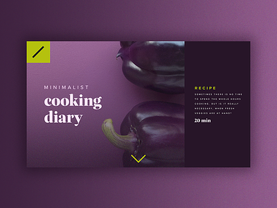 Minimalist Cooking Diary blog cooking minimalist