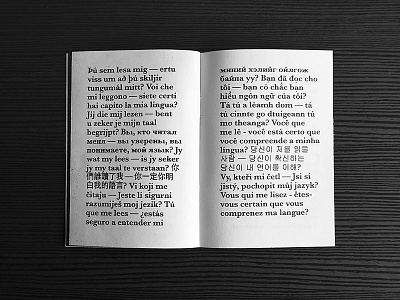 dead air air black and white book booklet communication dead languages print