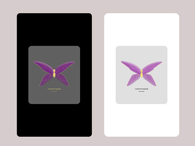Happiness Logo butterfly design figma graphic design happiness illustration logo ui uiux