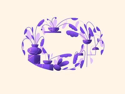 36 Days of Type - O alphabet challenge daily drawing flowers illustration ipad letter lettering organic plants procreate shapes vases