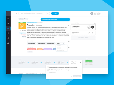 Startup Page application clean design dribbble figma innovation interface popular product productdesign screen shot sketch startup tech uidesign uxdesign