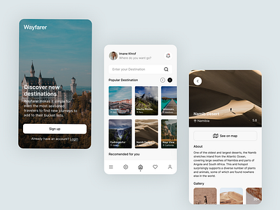 Wayfarer - Travel mobile app