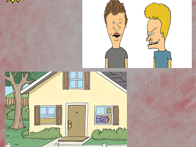 Beavis and Butthead Redesign Paint Coloring 2d animation 2d animator animation animator background design cartoon design illustration logo