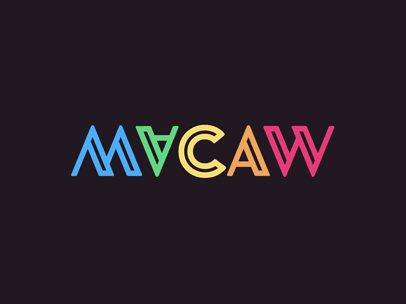 Macaw logo build 3