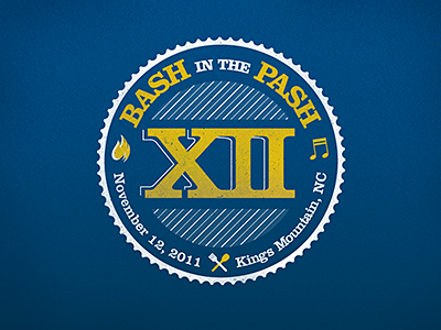 Bash in the Pash badge bash logo seal