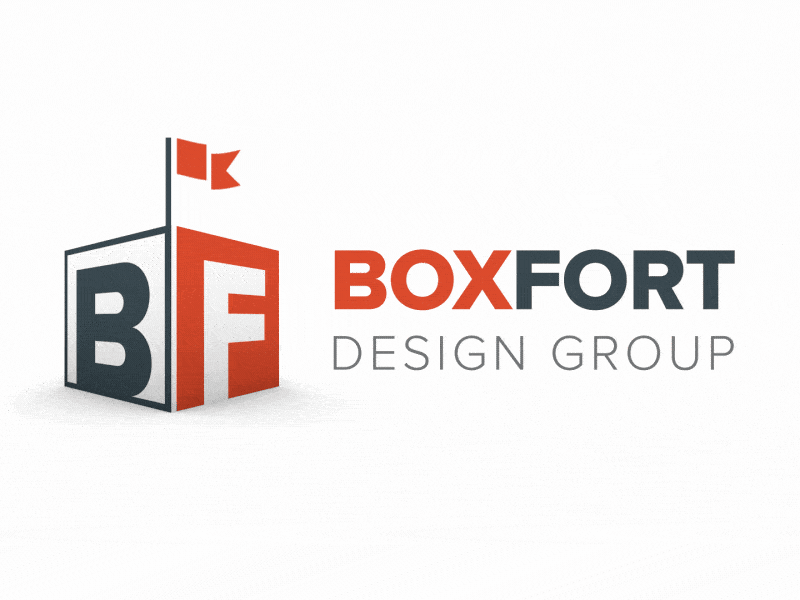 Box Fort logo animation 3d animated animation c4d design logo loop mograph motion motiondesign spin type