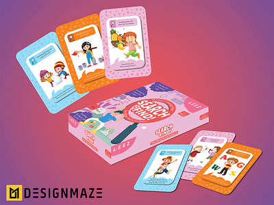 Kids Playing Cards Design