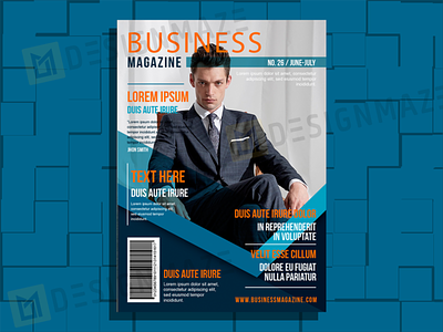 Business, Fashion Magazine Cover Design branding design graphic design illustration