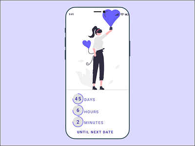 Daily ui #014 014 countdown dailyui design figma illustration mobile typography ui ux