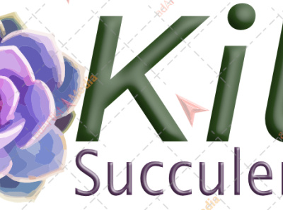 Succulent Vertical Gardens' Logo branding design logo vector