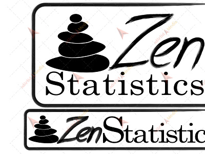 Zen Statistics Logo branding design logo vector
