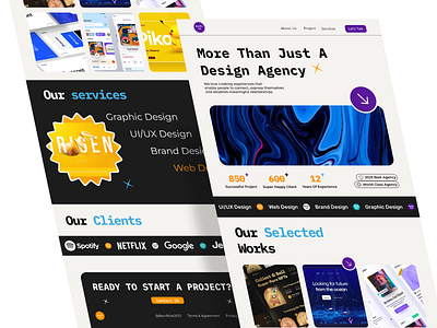 Agency website agency agency website design design agency website figma landingpage minimal design minimal website product design ui design uiux website website design
