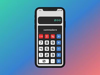 DailyUI 004 - Calculator 8bit app calculator calculator app challenge dailyui design mathematics maths new zealand oldschool retro ui ux