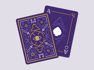 Throne of Glass Playing Cards ace book bookish cards collaboration deck of cards exclusive foil stamp illustration linework owlcrate playing cards throne of glass vector