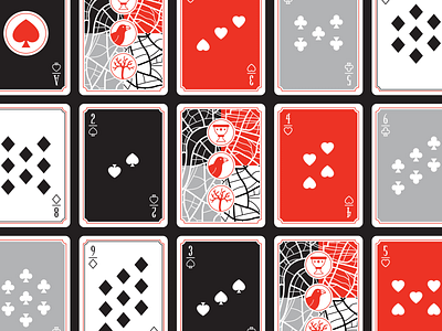 ADSOM Playing Cards adsom book bookish cards flat illustration linework owlcrate playing cards vector