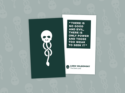 He Who Must Not Be Named - Weekly Warm-Up branding business card character dark mark design flat harry potter icon illustration linework logo simple skull snake vector voldemort