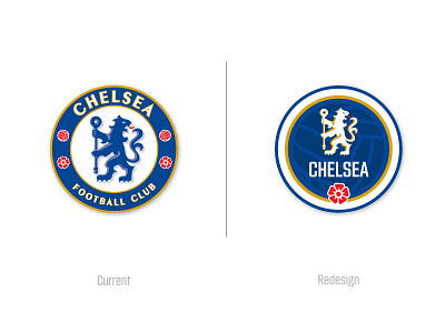 Chelsea Football Club Logo Redesign Pt. 1 branding chelsea fc design football logo redesign soccer vector