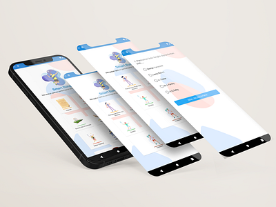 Smart Bung - Badminton Learning android app branding graphic design ui ux