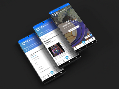 Fun Technology Mobile android app design ui ux