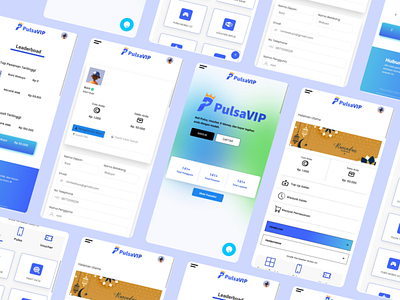 PPOB pulsaVIP android app android app branding graphic design illustration ui ux