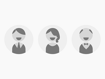 People business business people design flat grey scale icon illustration people